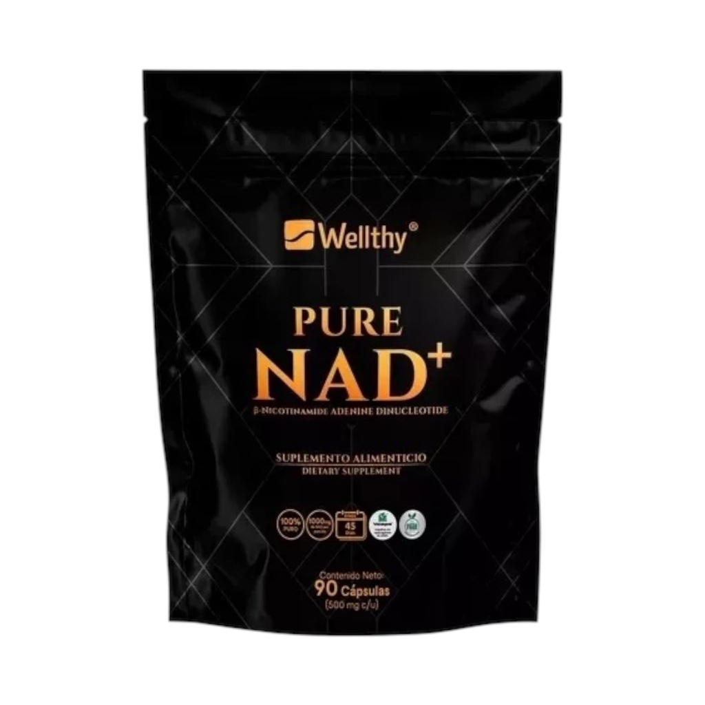 NAD+ 90 caps 500mg c/u (Wellthy)