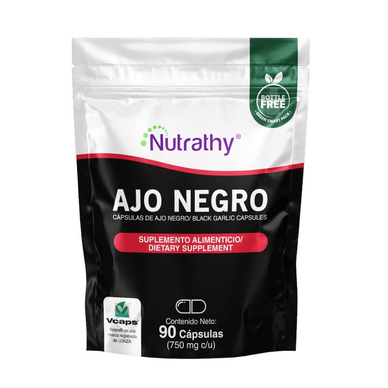 [7503034489580] Ajo negro 90 caps 750mg c/u (Nutrathy)