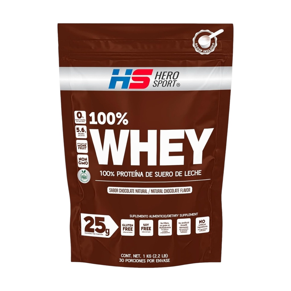 Whey Protein chocolate 1kg (Hero Sport)