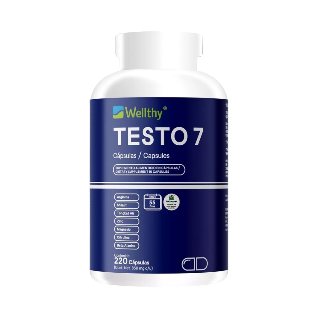 [7503039052710] Testo 7 220caps (Wellthy)