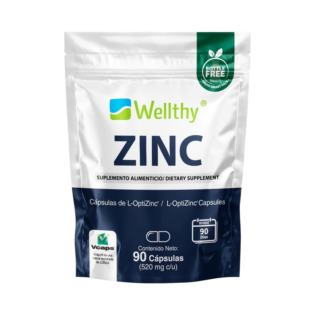 Zinc 90caps (Wellthy)
