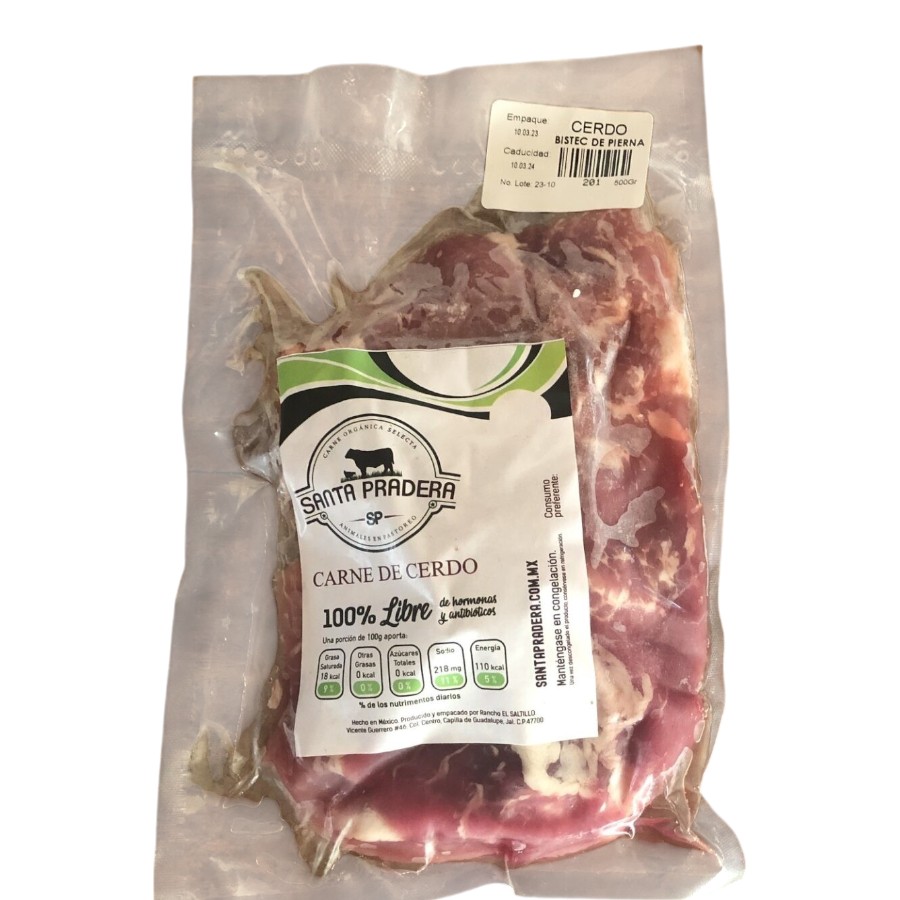 Bistec de pierna de cerdo 500gr (Santa Pradera)