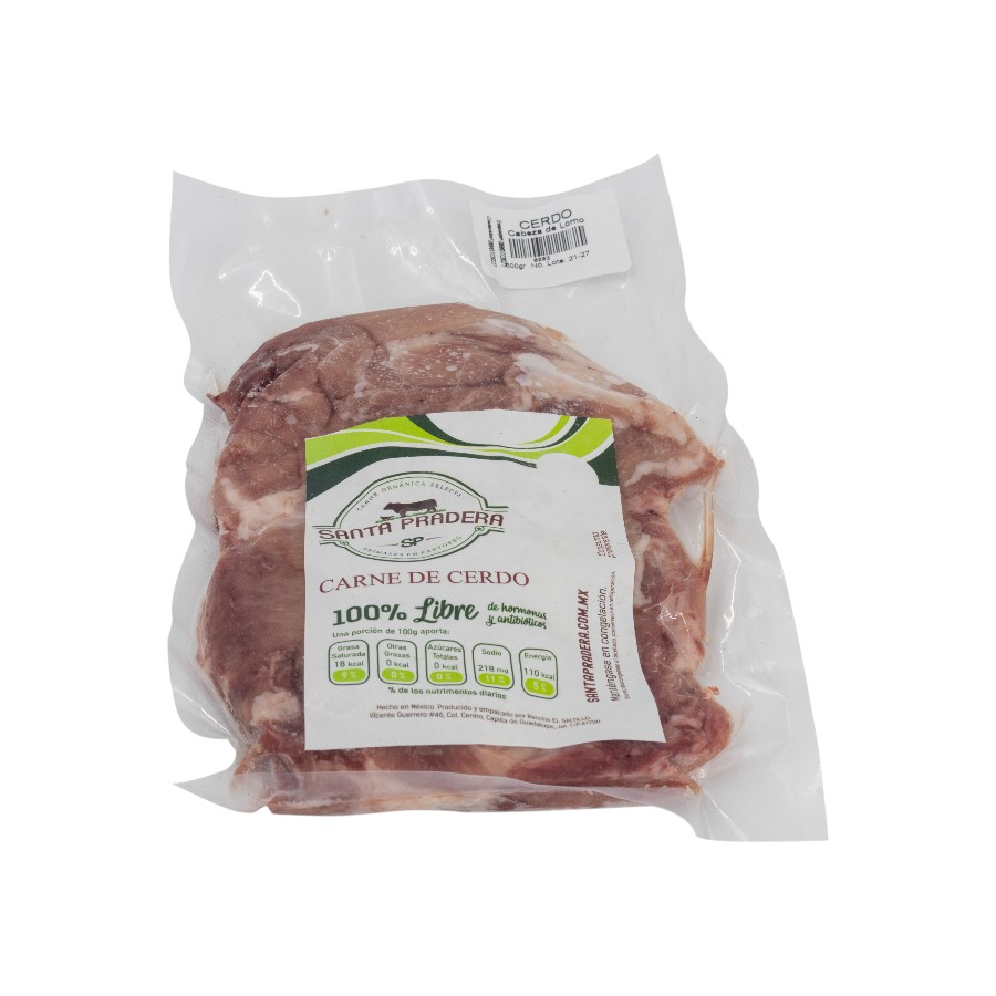 Cabeza de lomo de cerdo 500gr (Santa Pradera)