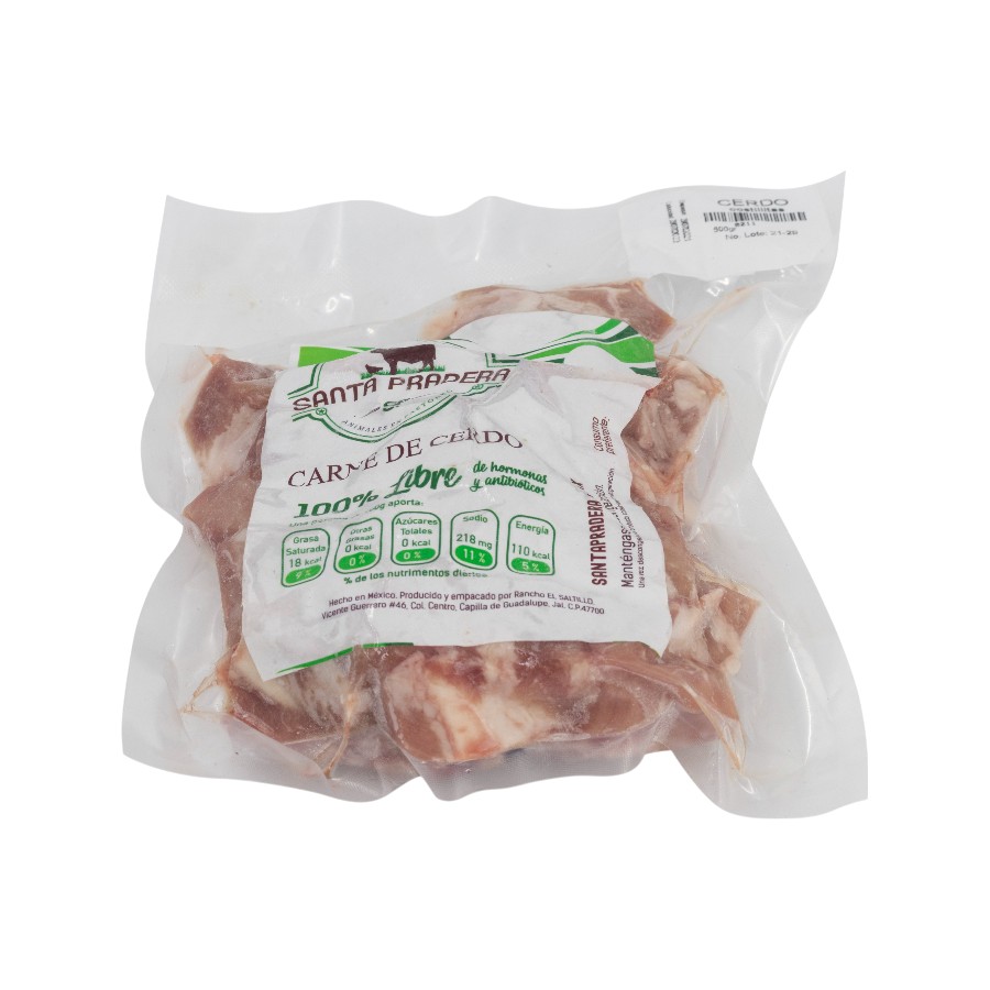 Costillitas de cerdo 500g (Santa Pradera)