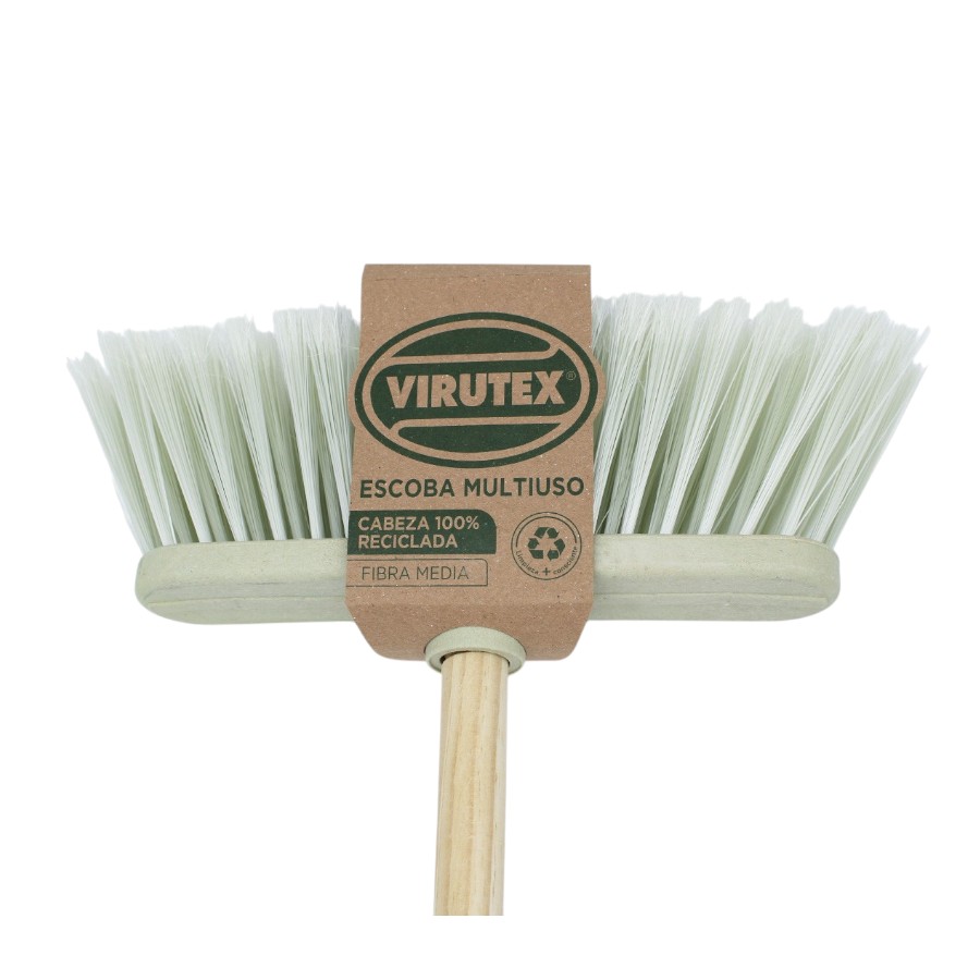 [7502271453156] Escoba Multiusos Ecológica 1Pz (Virutex)