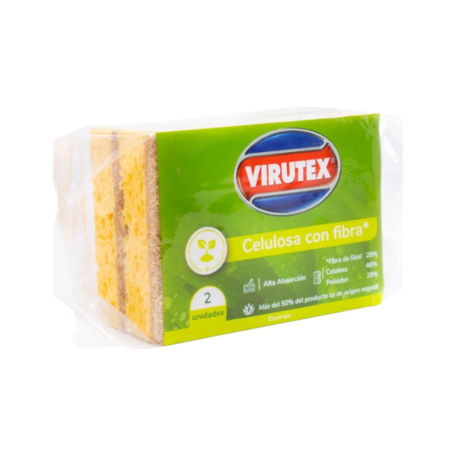 [7806810004084] Esponja Celulosa Sisal 1Pz (Virutex)