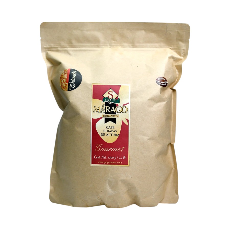 Café Orgánico en grano Marago 1Kg (Finca Irlanda)