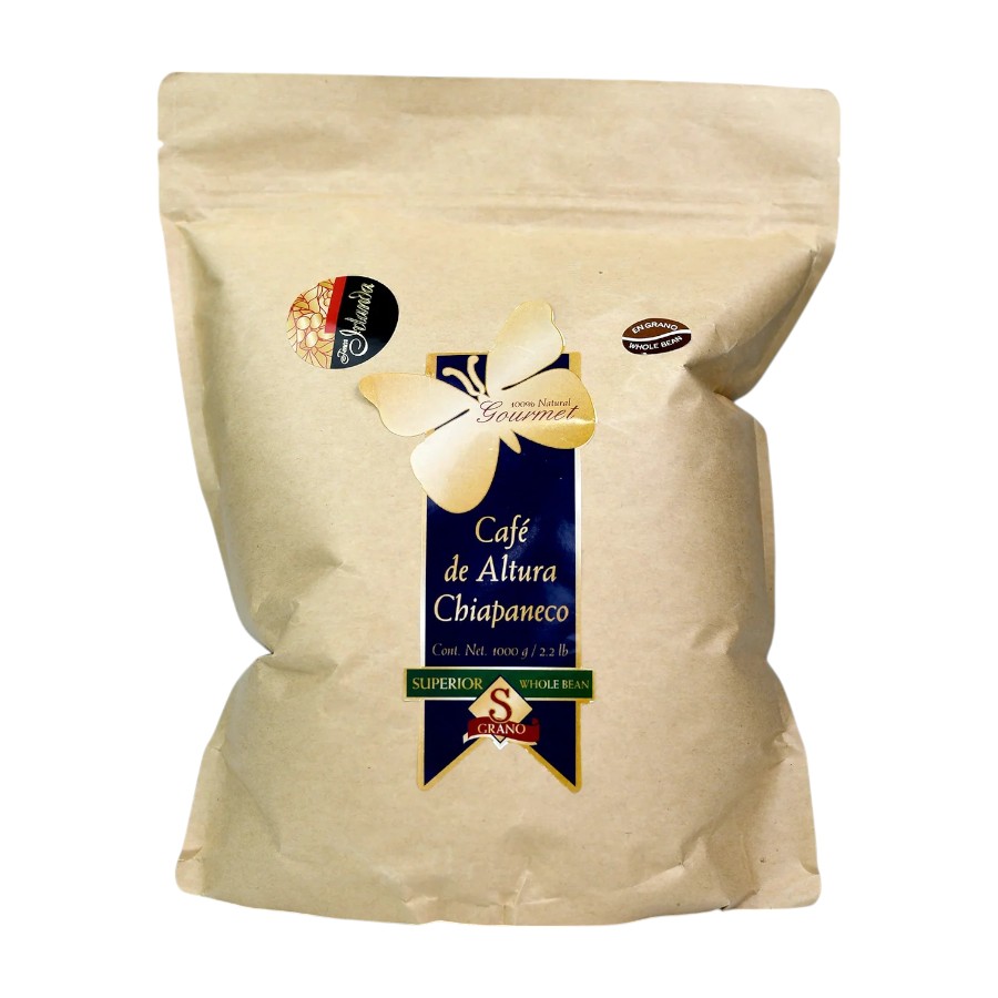 Café Orgánico en grano Superior 1Kg (Finca Irlanda)