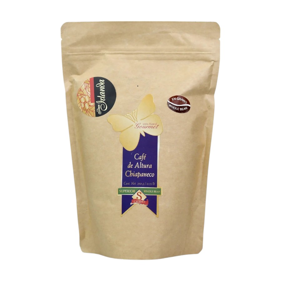 Café Orgánico en grano Superior 250gr (Finca Irlanda)