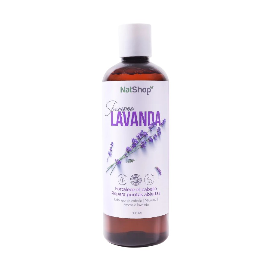 Shampoo Lavanda Org 500ml (NatShop)