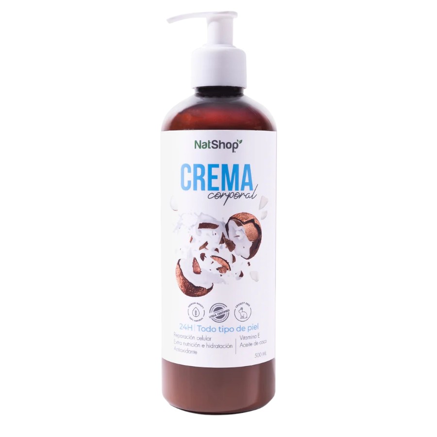 Crema Corporal Coco Org 500ml (NatShop)