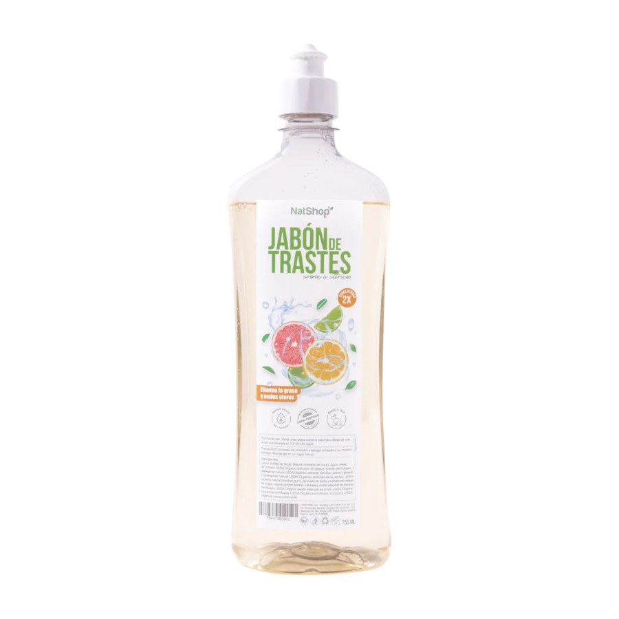 [X004ARWIMD] Jabon de trastes Org 750ml (NatShop)