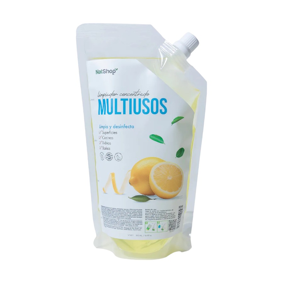 Limpiador Multiusos Org 500ml (NatShop)