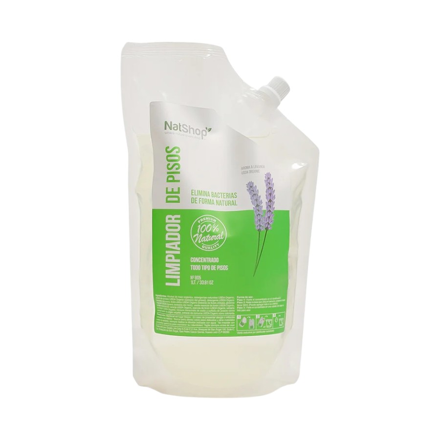 [X004LISZOB] Limpiador Pisos Org 1lt (NatShop)
