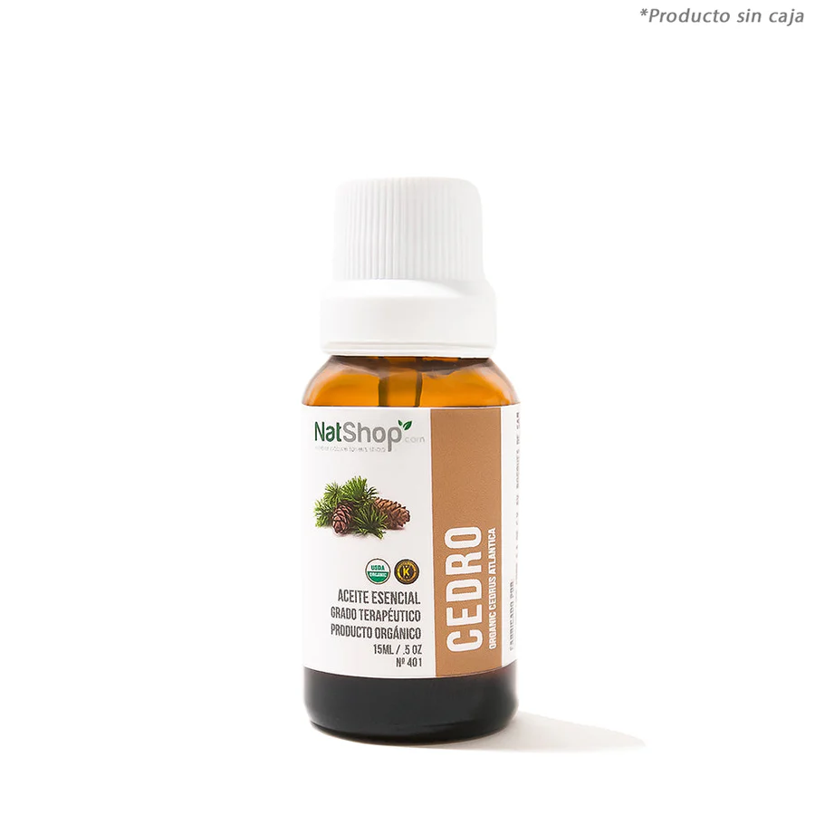 Aceite Esencial de Cedro Orgánico 15ml NatShop