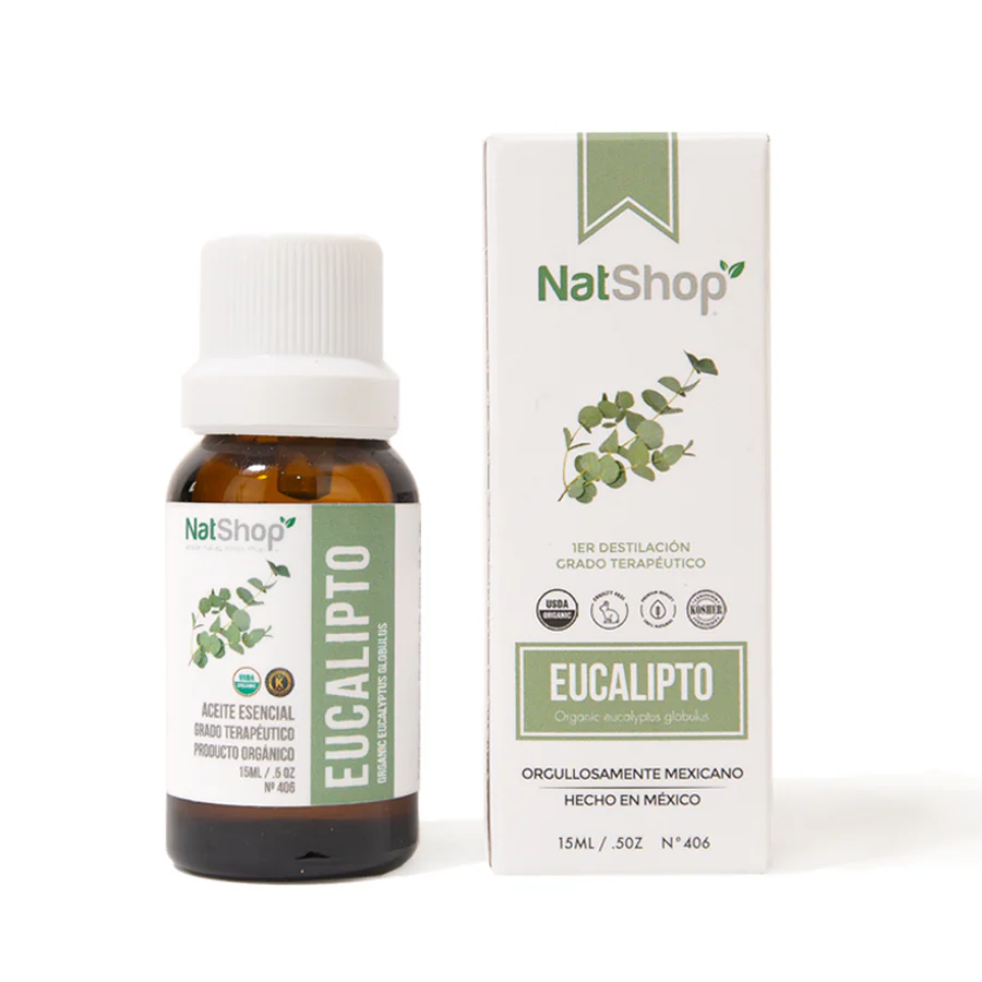 Aceite Esencial de Eucalipto Orgánico 15ml NatShop