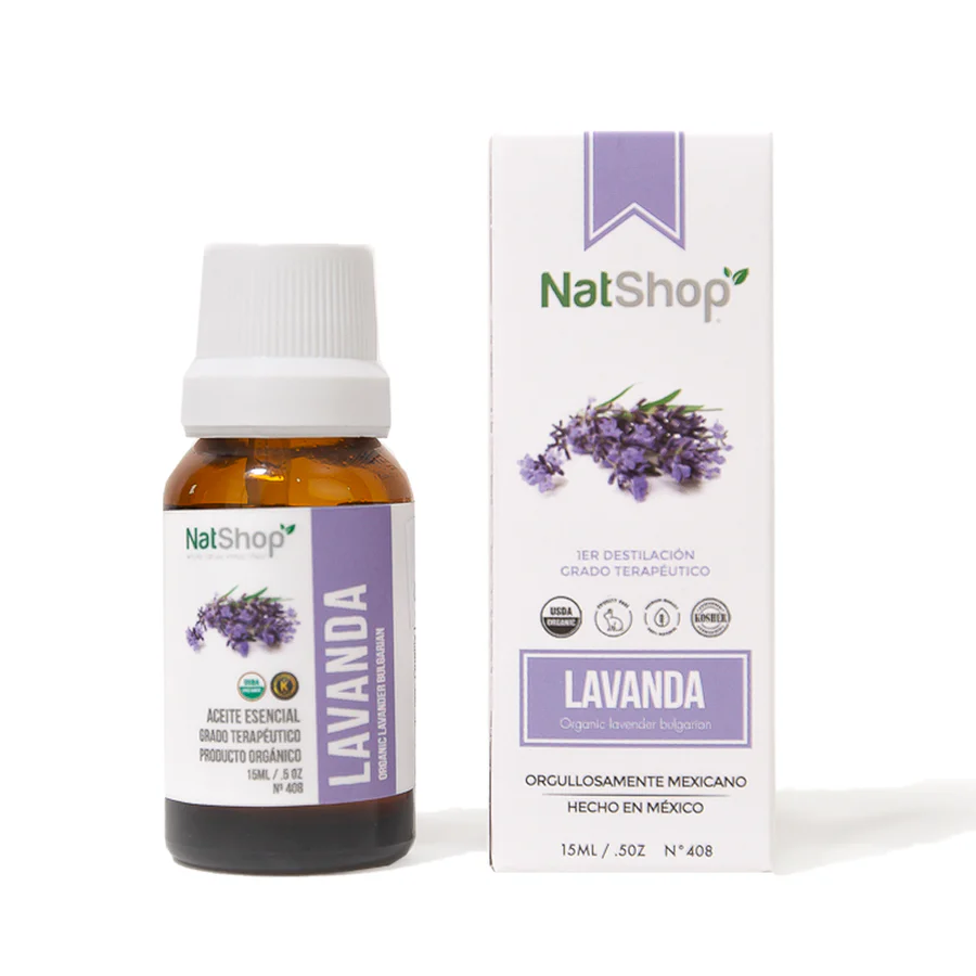 Aceite Esencial de Lavanda Orgánico 15ml NatShop