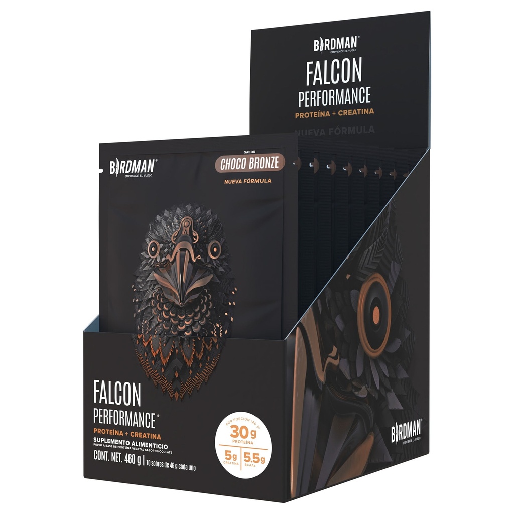 [7503025737447] Falcon performance sobre sabor chocolate 30g (Birdman)