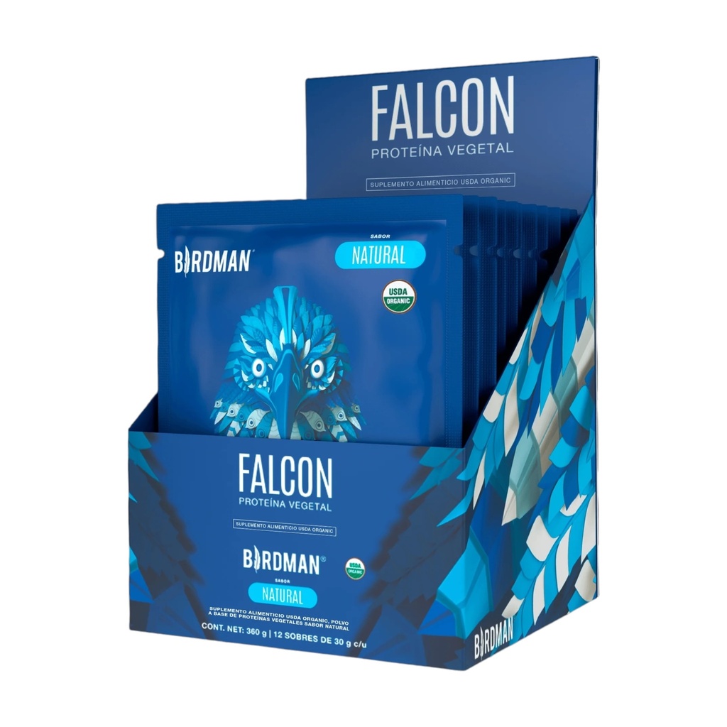 [7500462667702] Falcon sobre de proteína sabor Natural 30gr (Birdman)