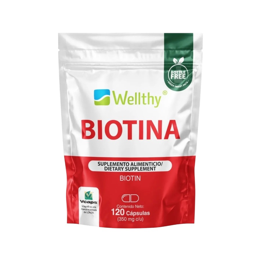 Biotina 120 caps (Wellthy)