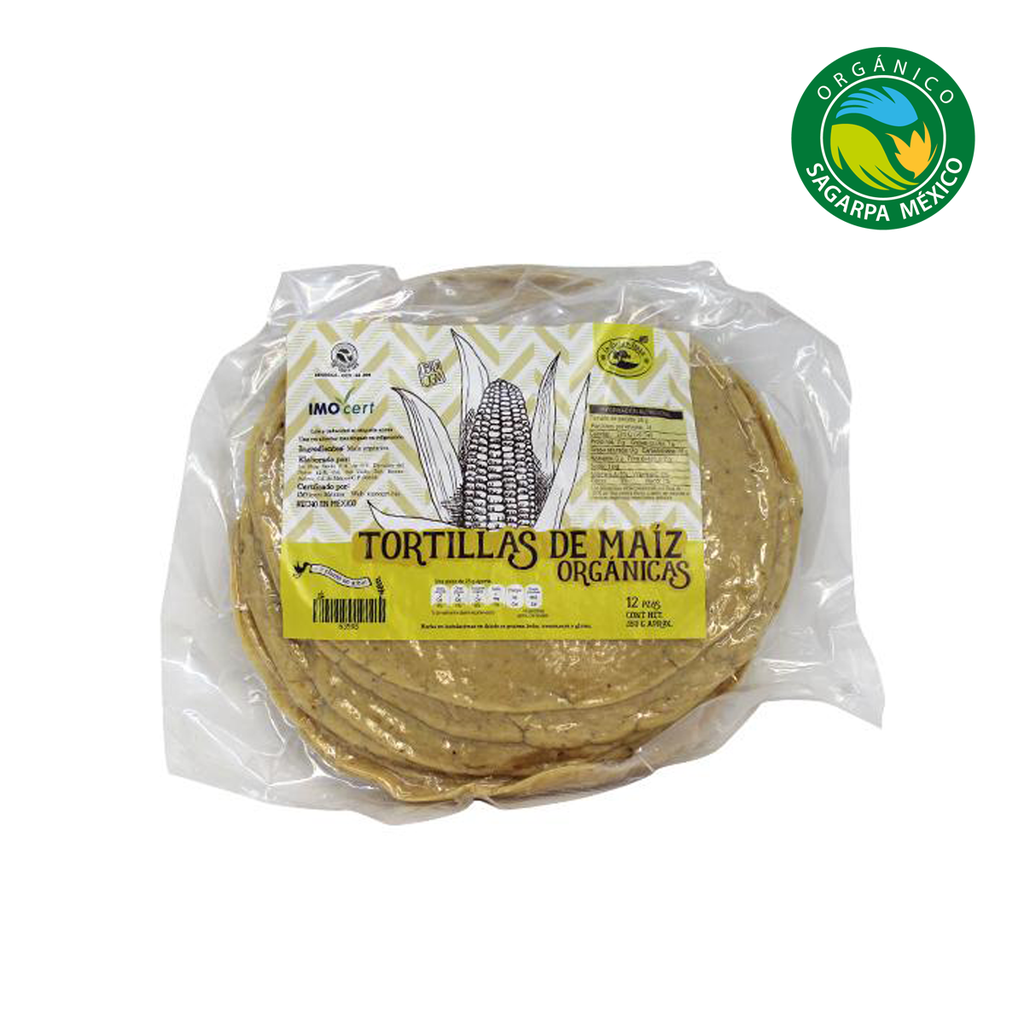 Tortillas de betabel docena org. 350 g org (La Cocina Verde) 