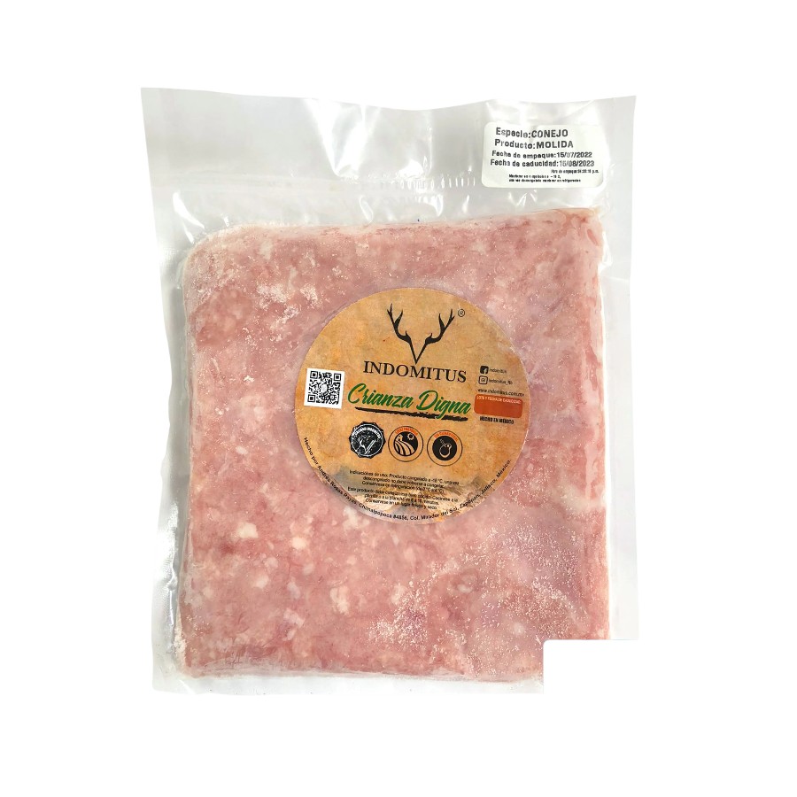 [MOLIDACONEJO] Carne Molida de Conejo 500g (Indomitus)