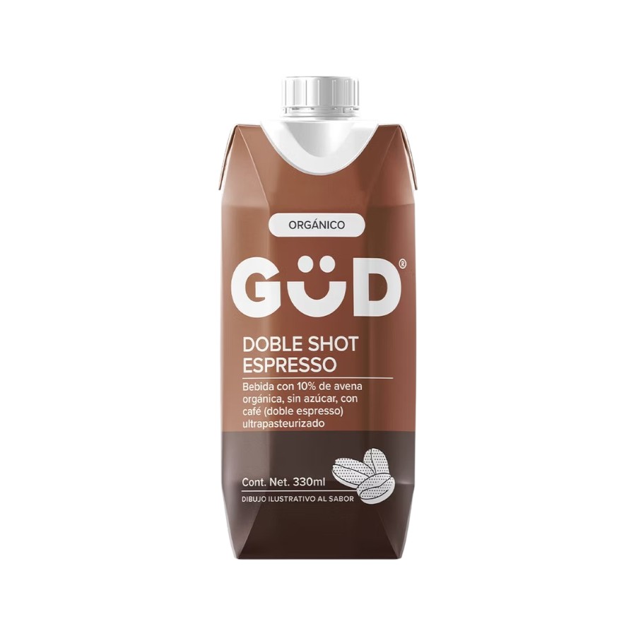 Bebida de avena Doble Expreso s/azucar 330ml (Gud)  