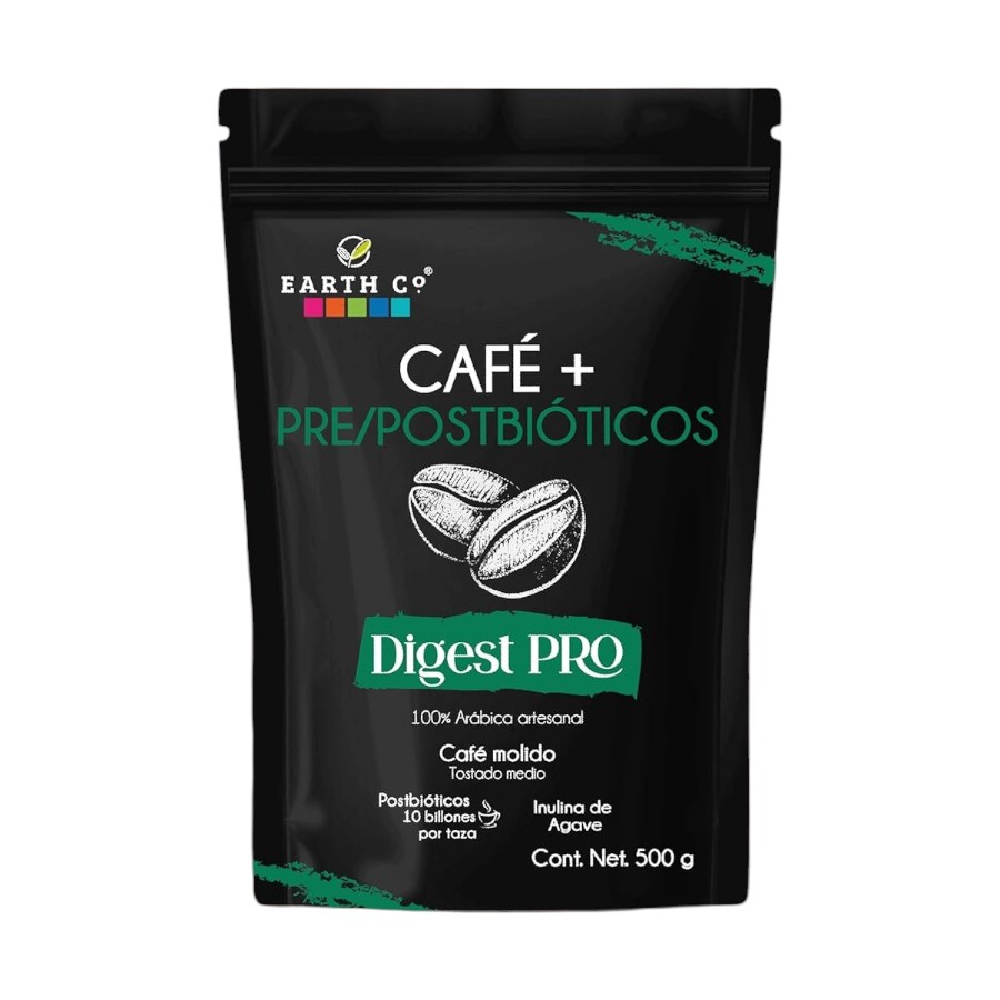 [810009662037] Café + Pre/Postbiótico Orgánico 250gr (Earth Co)