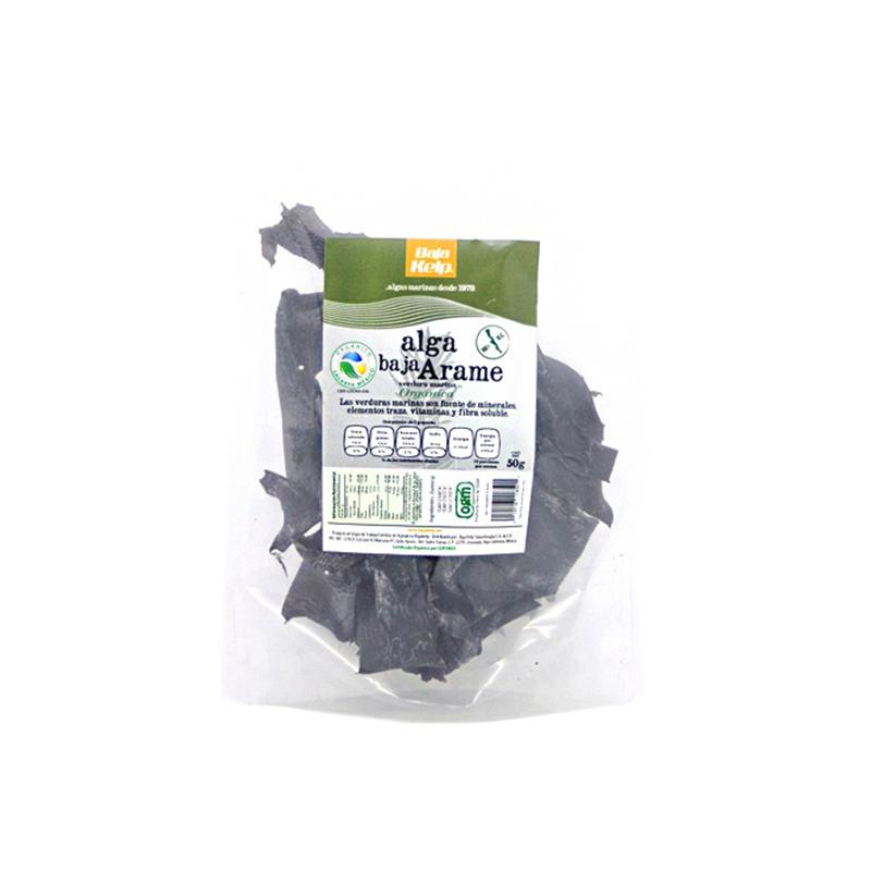 Alga baja arame fronda organica 50g  (Baja kelp)