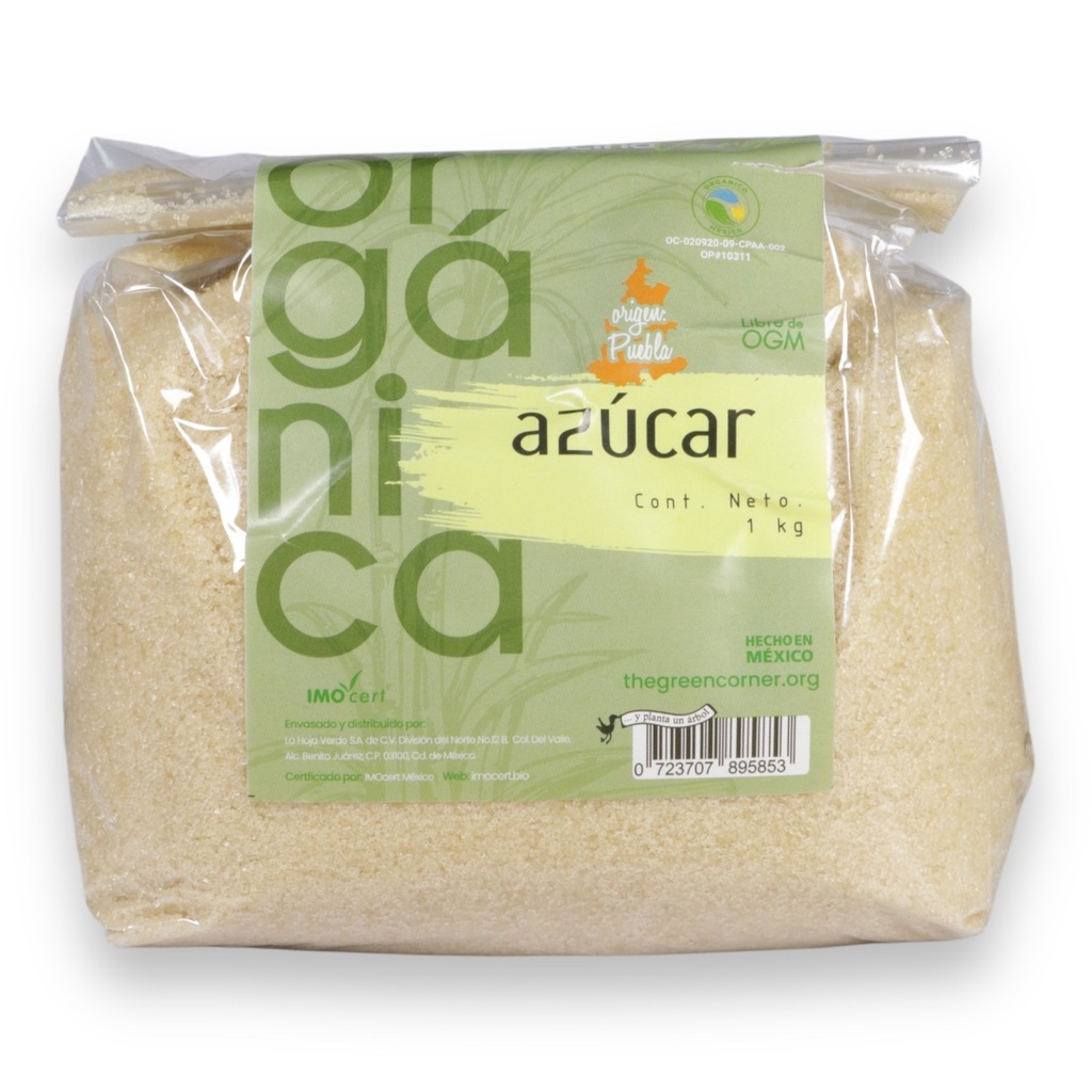 Azúcar orgánica 1kg (La Cocina Verde)