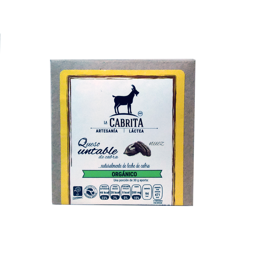 Queso untable nuez 150 g (La Cabrita)