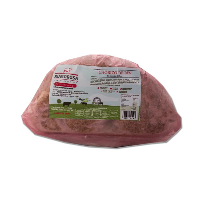 Chorizo organico 500g (La rumorosa)