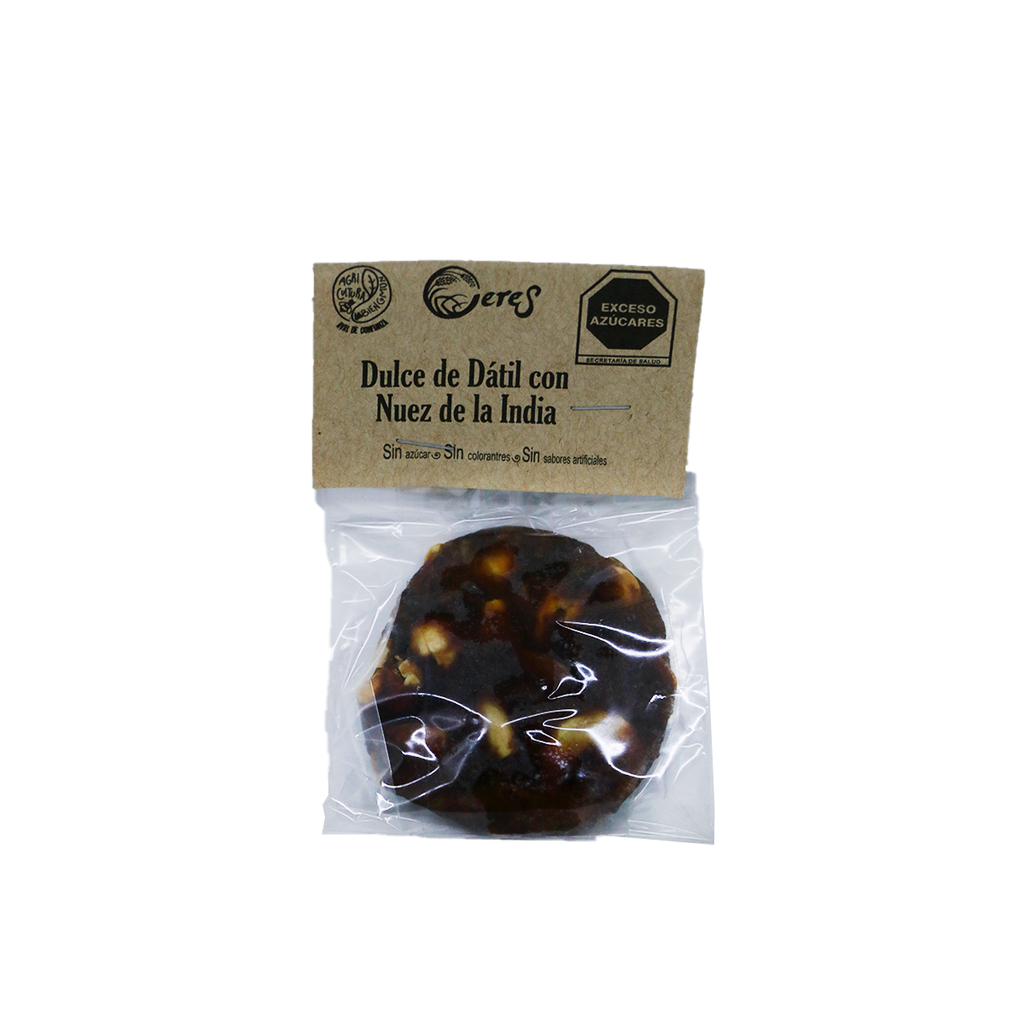 Dulce nuez de la india con datil 70g (ceres)