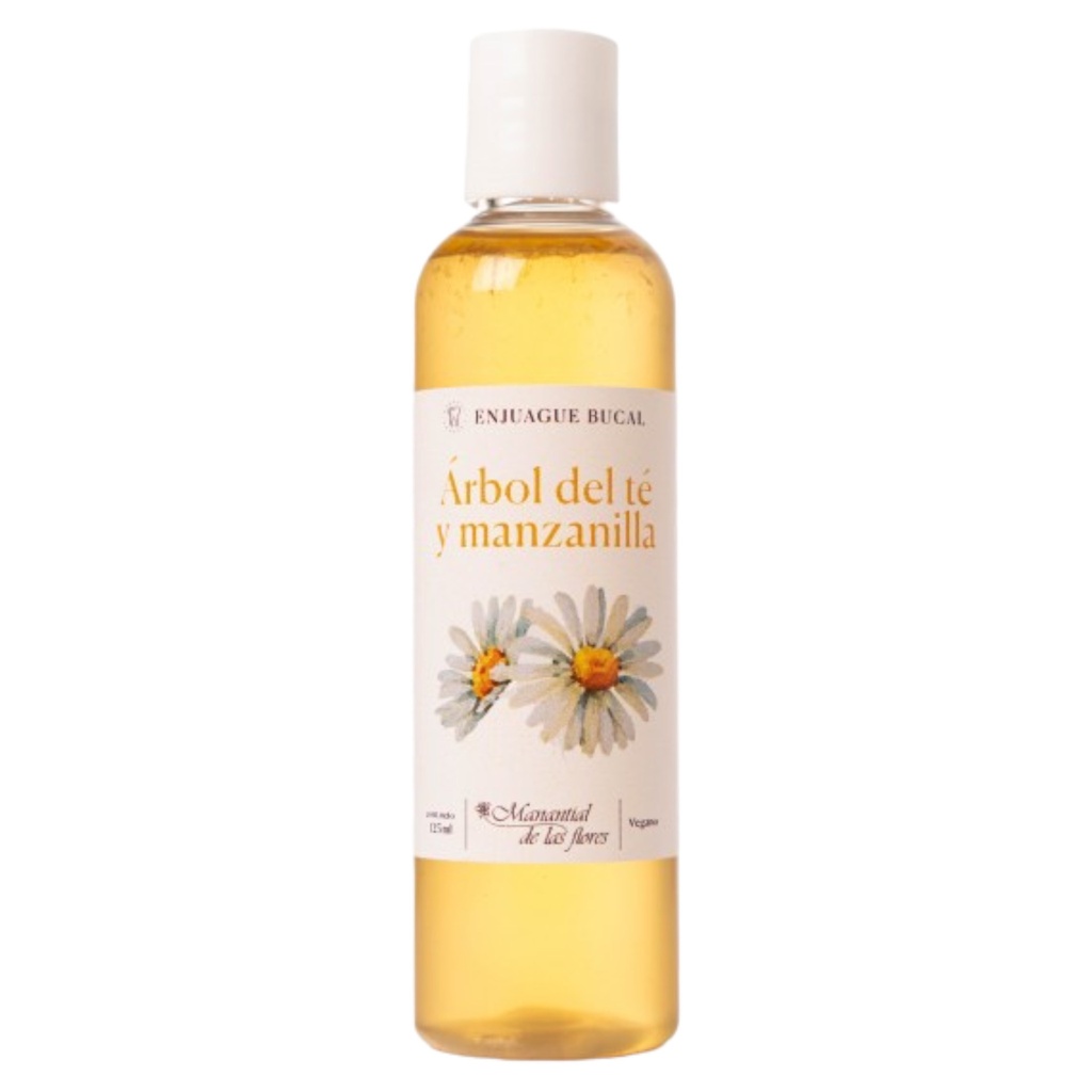 Enjuague bucal de árbol de te (Manantial) 125ml.