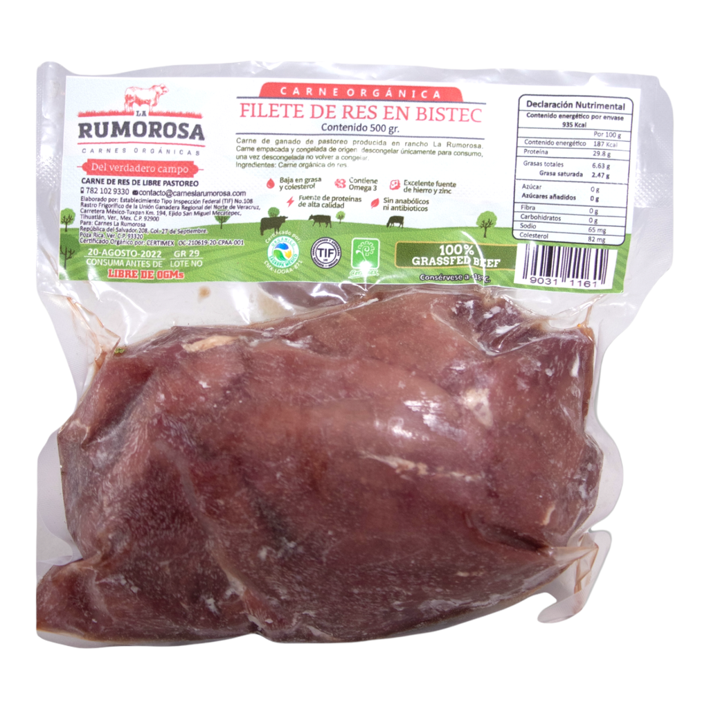 Filete bistec 500g(La Rumorosa)