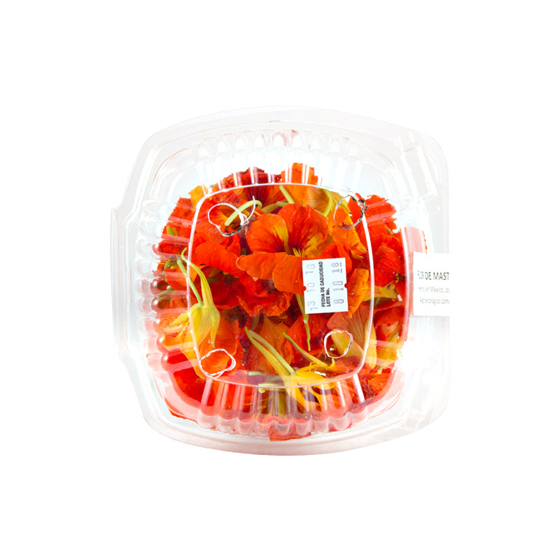 Flor de mastuerzo charola pz (Loma Bonita)