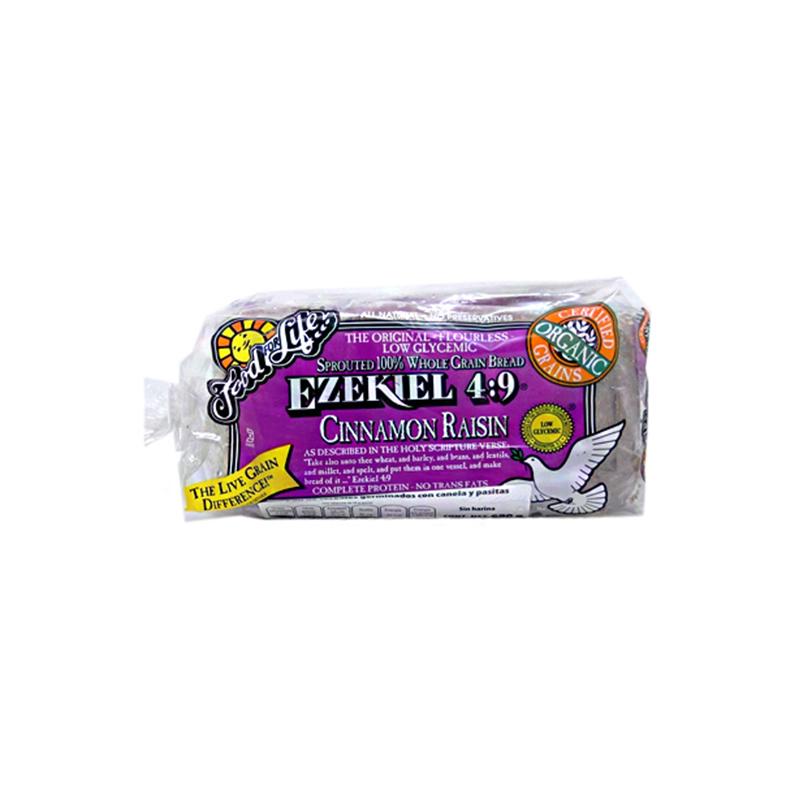 Pan cereales germinados pasitas canela  680gr (Ezekiel)