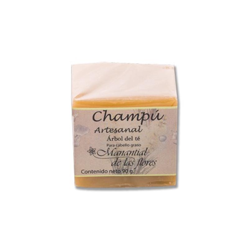 Shampoo árbol del té barra 90g (Manantial)