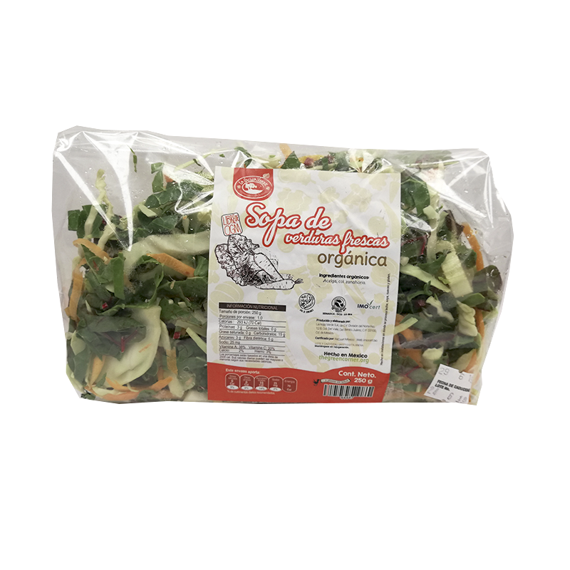 Sopa de verduras 250 g (Loma Bonita)