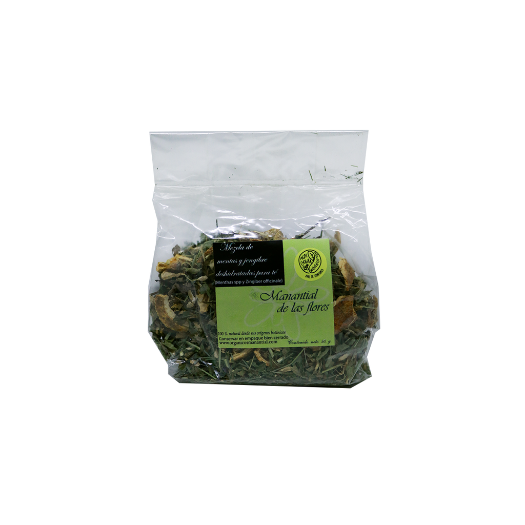 Te Mezcla Menta y Jengibre 50g (Manantial)