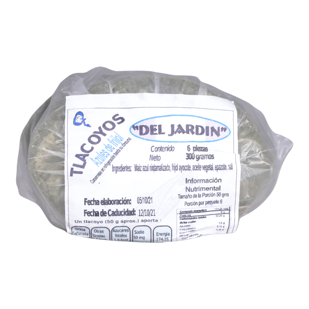 Tlacoyos frijol (Nepantla) 6pzas