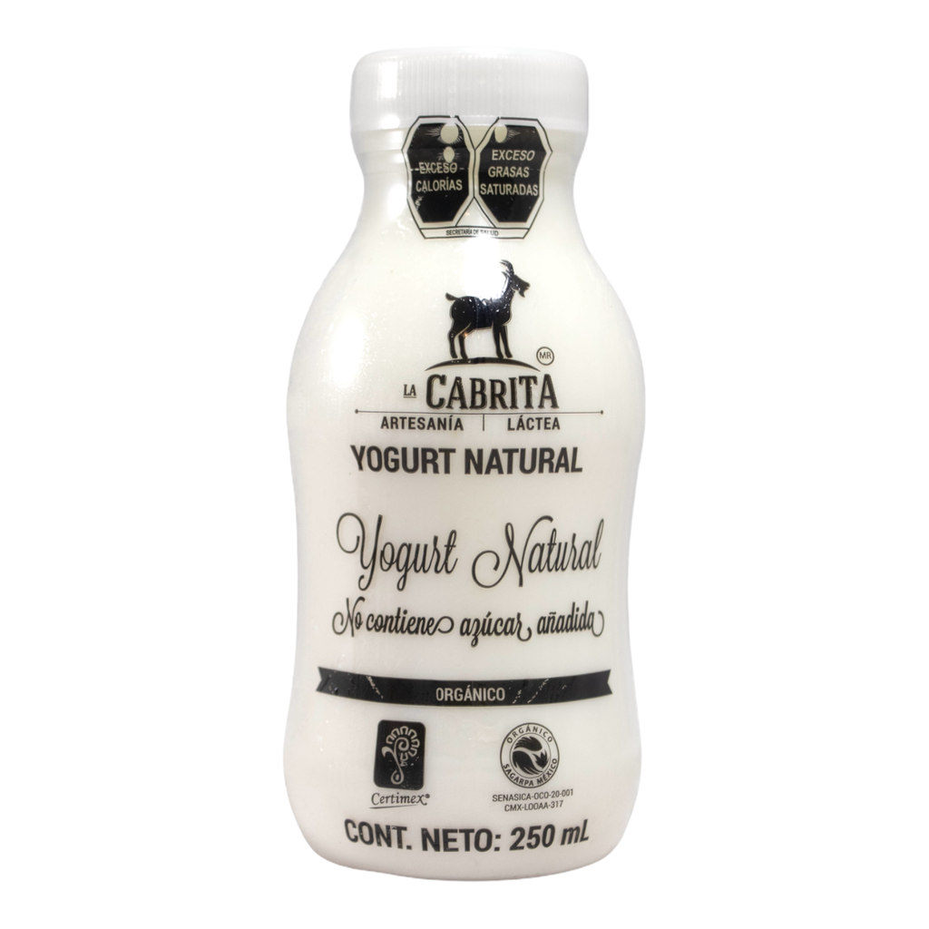 Yogurt cabra natural 250 ml (La Cabrita)