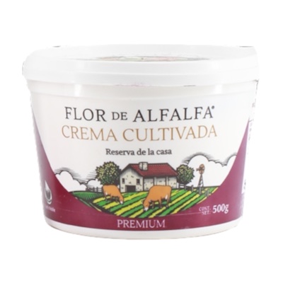 Crema cultivada 500g (Flor de Alfalfa)