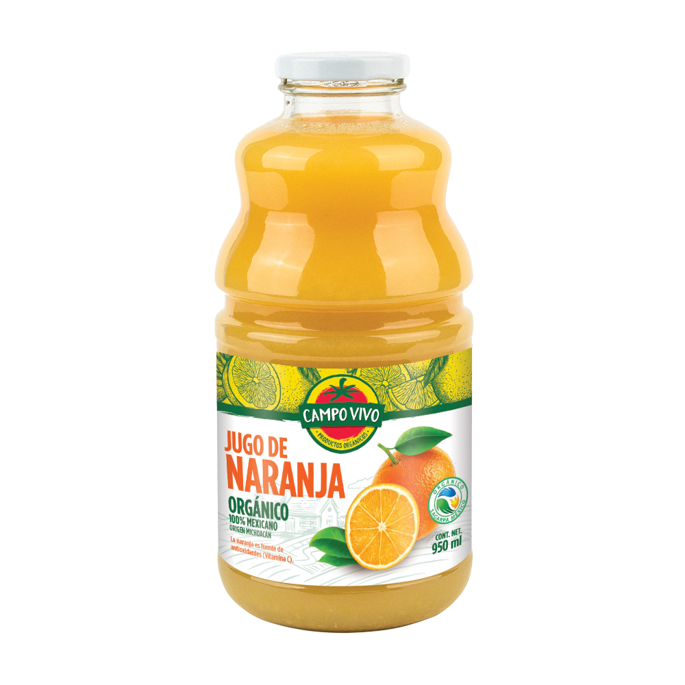 Jugo de naranja 950 ml (Campo Vivo)