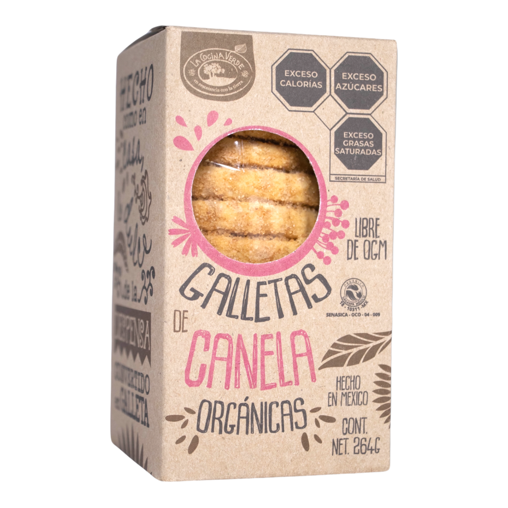 [723707896690] Galletas con canela 264 g (La Cocina Verde)