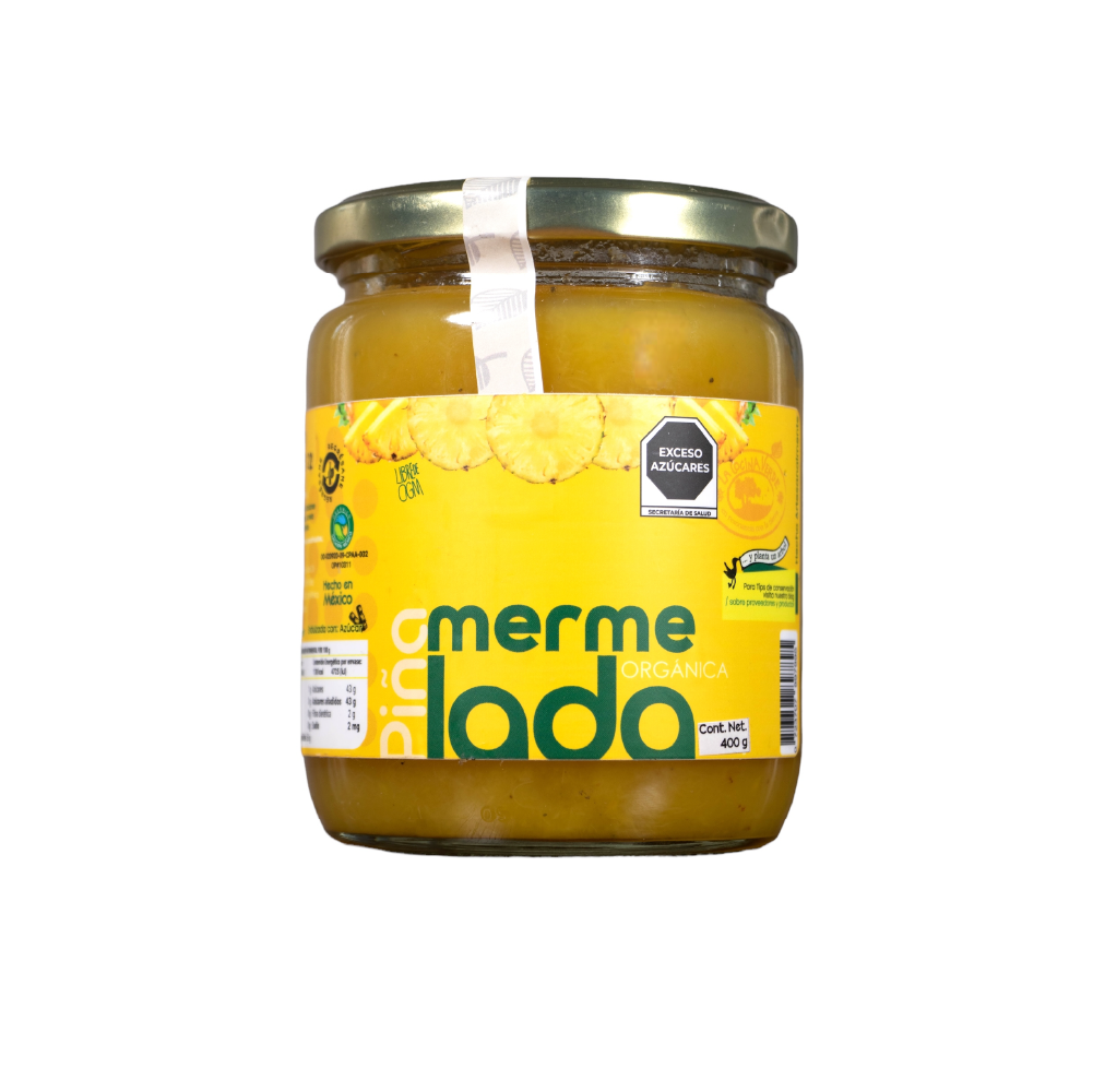 Mermelada de Piña con Azúcar 235g (La  Cocina  Verde)