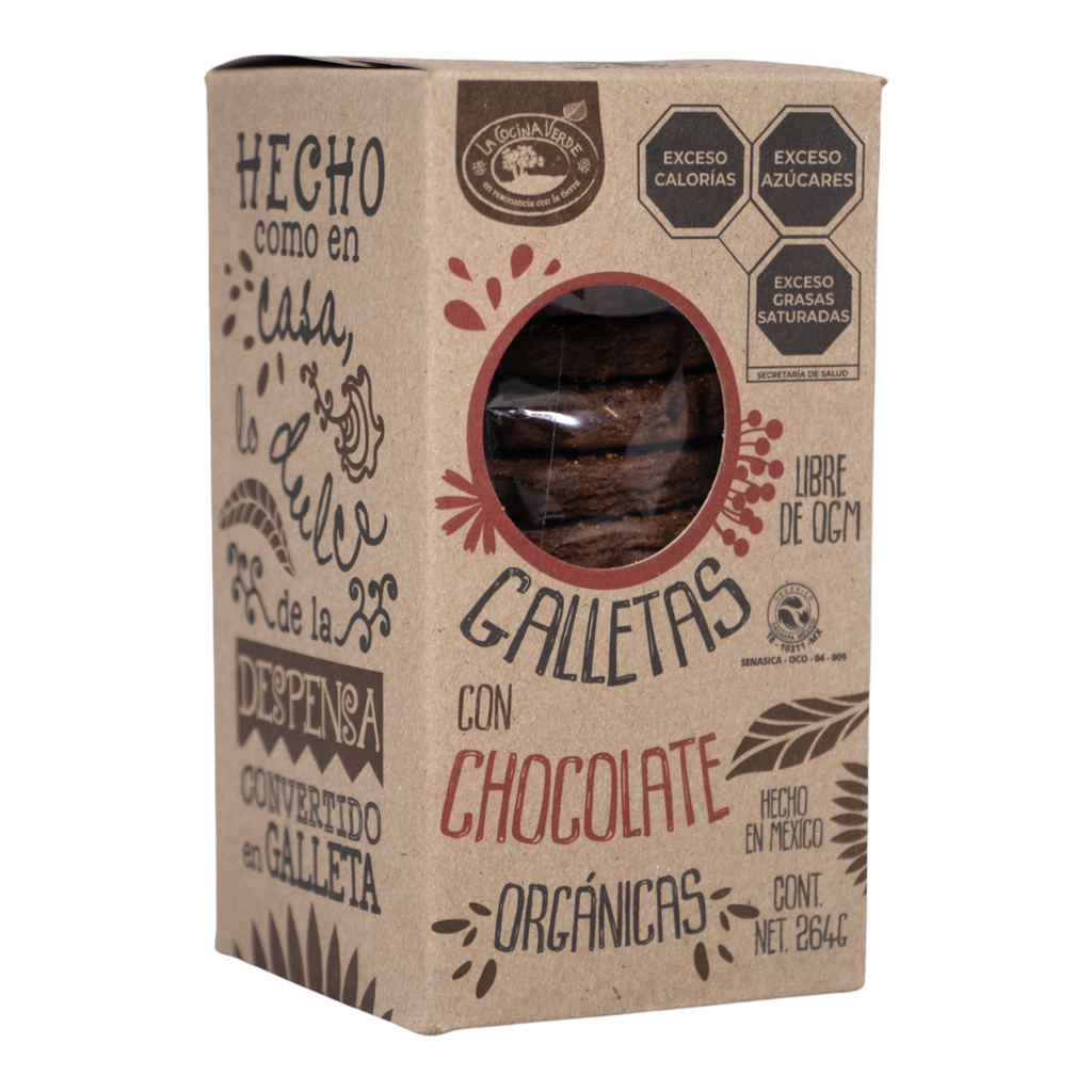 [723707896706] Galletas con chocolate 264 g (La Cocina Verde)
