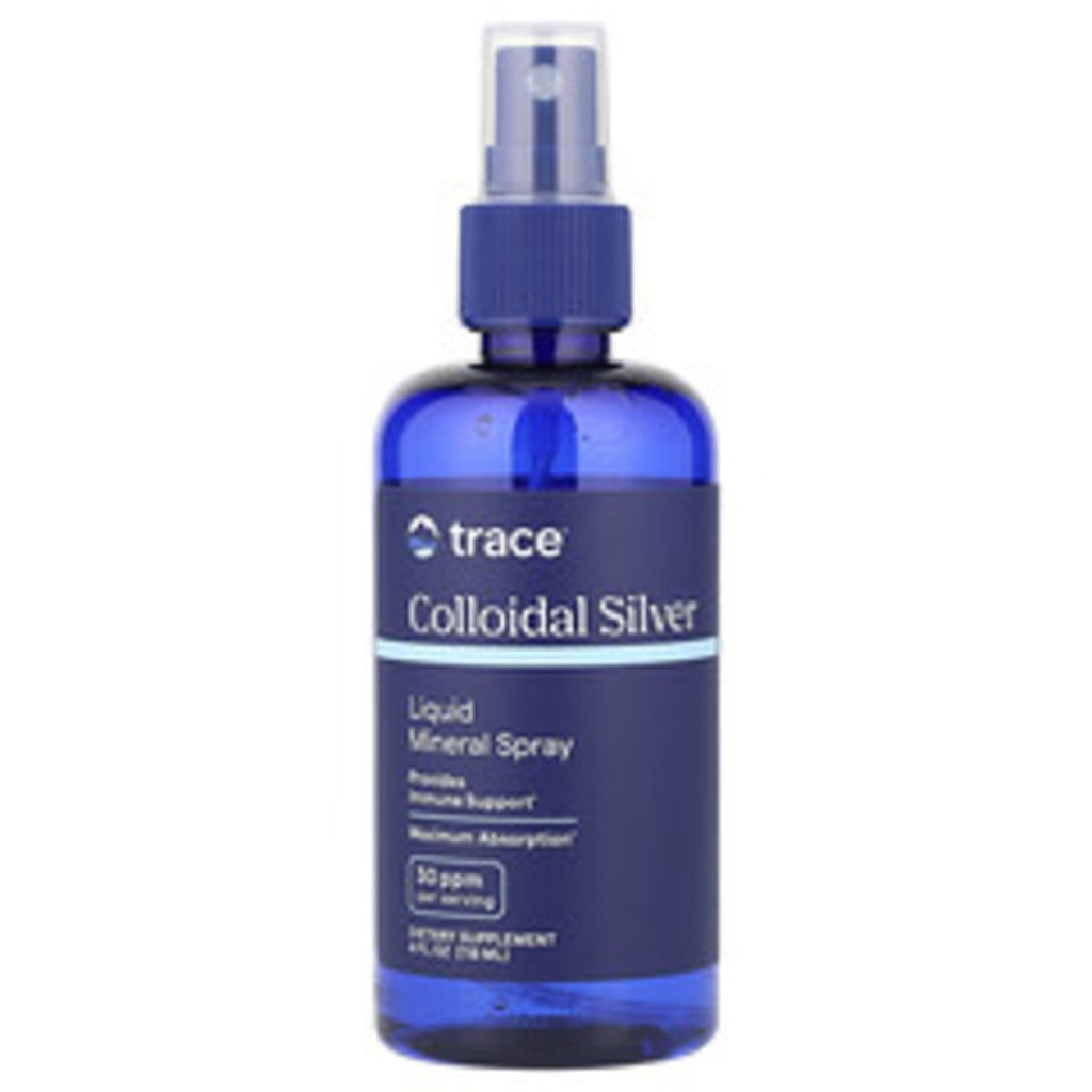 Plata Coloidal 118ml 30PPM (Trace Minerals)