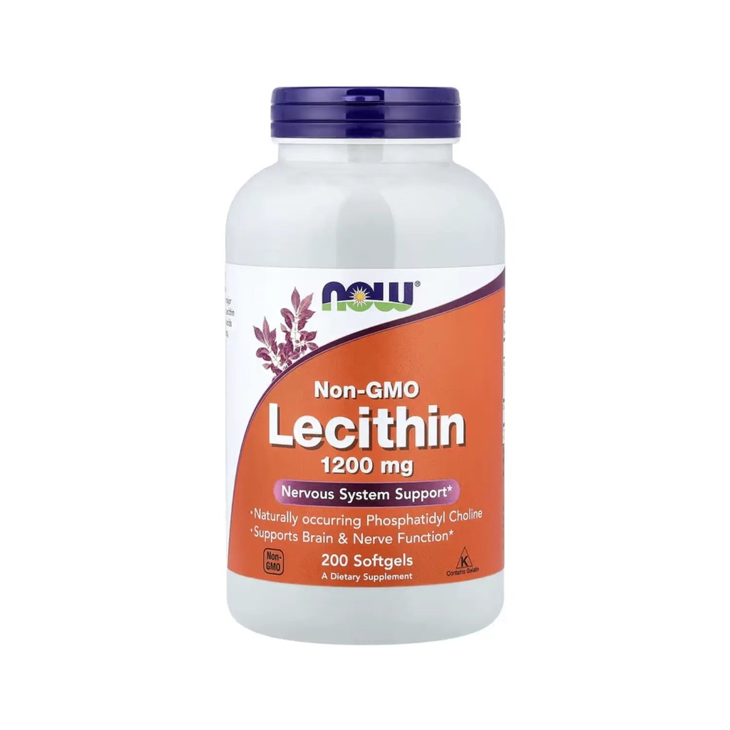 [733739022127] Lecitina 200caps 1200mg c/u (Now Foods)