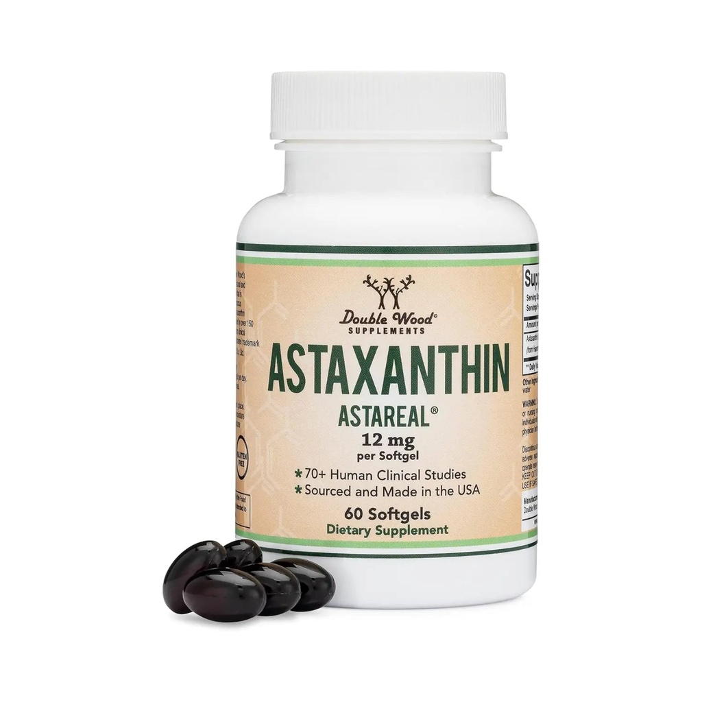 [850033272178] Astaxantina Aastareal 60caps 12mg c/u (Double Wood)
